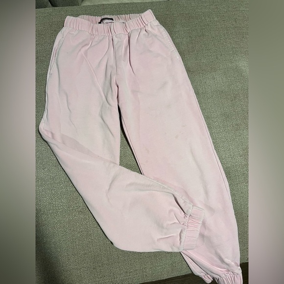 Brandy Melville Pink Sweatpants - Picture 1 of 3